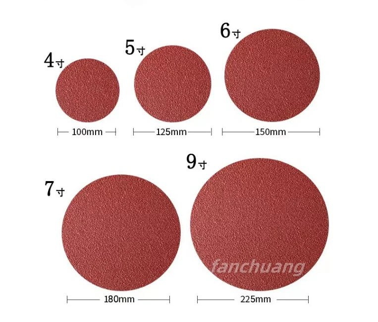 dimension of round sanding paper dimension of round sanding paper