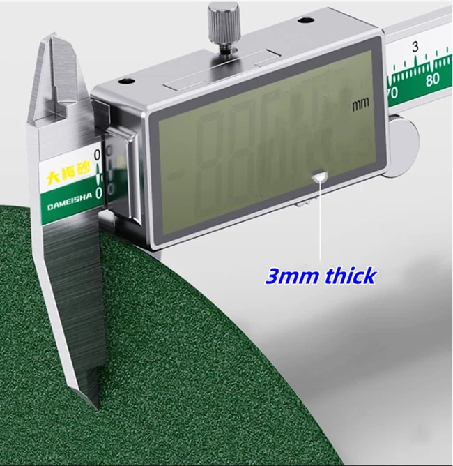 thickness of cut off wheel