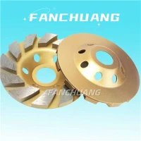 4-Tuumainen Diamond Grinding Cup Wheel Concrete Turbo kulmahiomakoneeseen